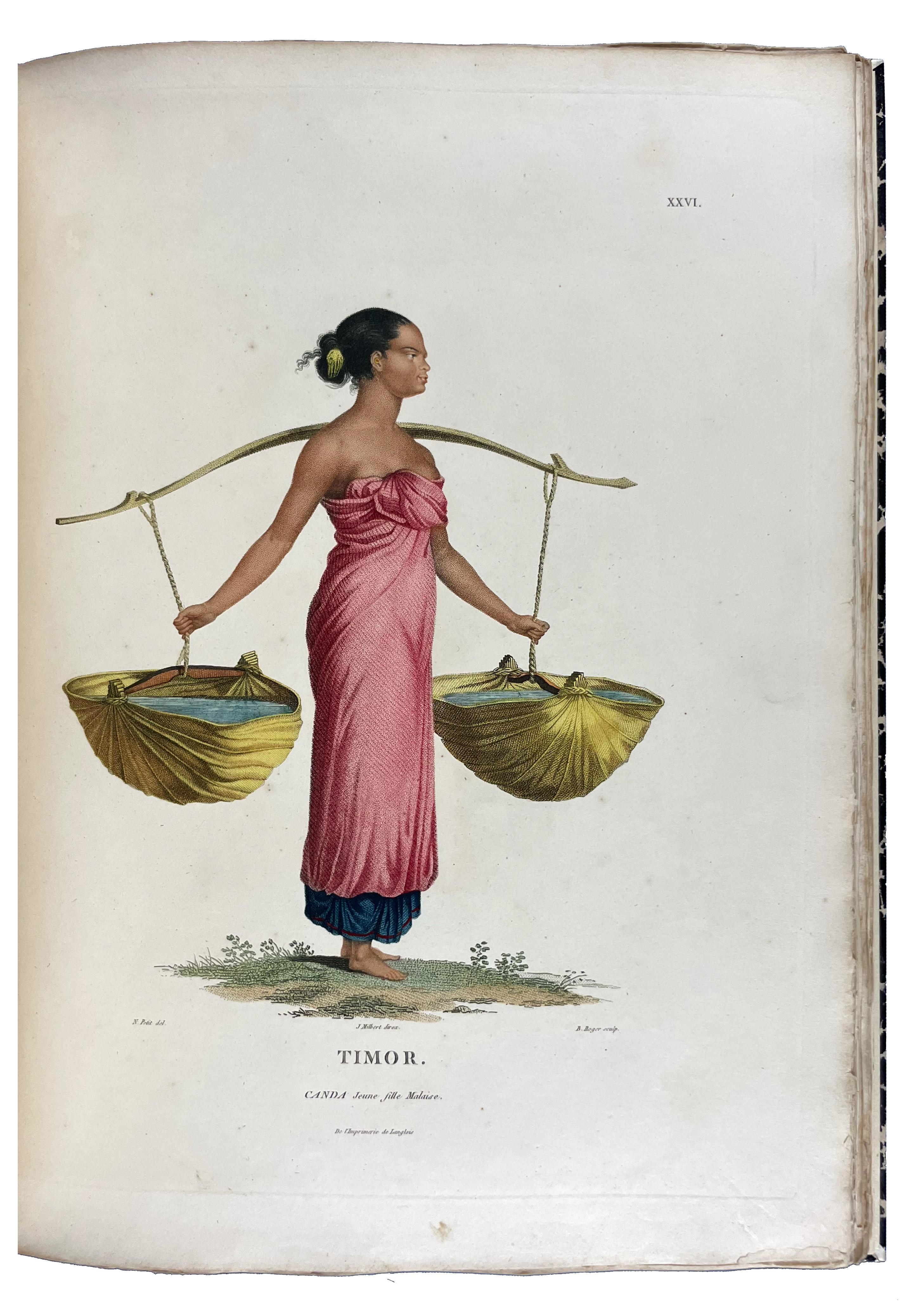 Artwork by Louis de Freycinet, François Péron, Nicholas Baudin, One of the most important early explorations of Australia, Made of engraved portrait