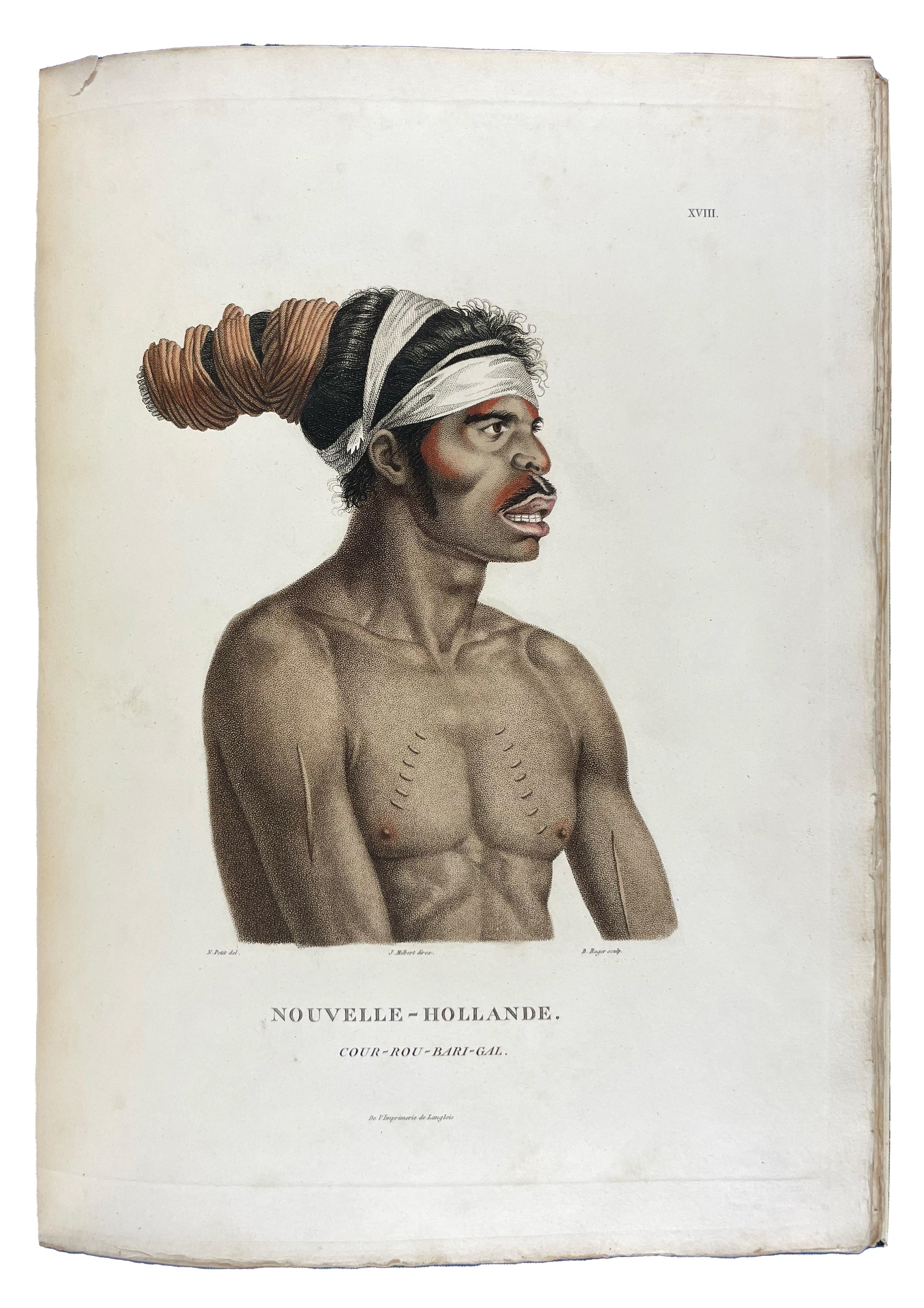 Artwork by Louis de Freycinet, François Péron, Nicholas Baudin, One of the most important early explorations of Australia, Made of engraved portrait