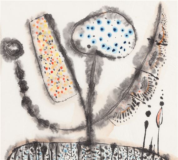 Flower by Jerzy Rosolowicz, 1958