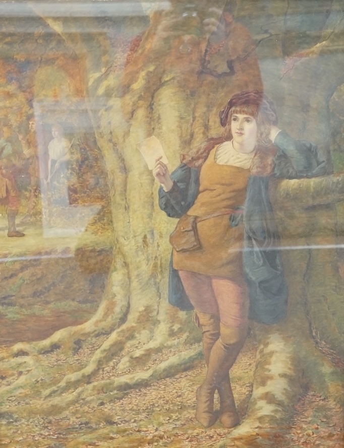 John Everett Millais | Pre-Raphaelite style watercolour | MutualArt