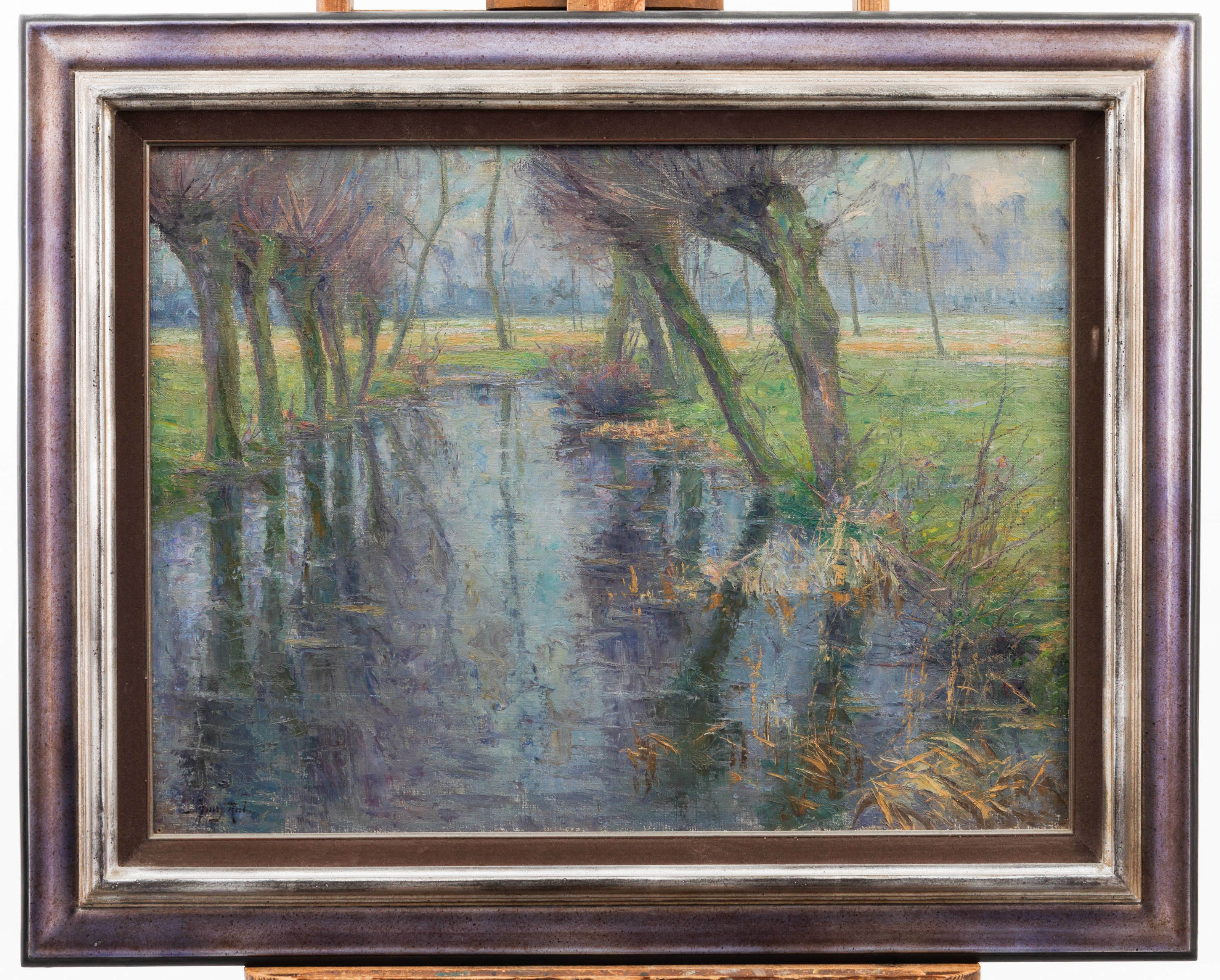 Henry Rul | Pollard willows by the water | MutualArt