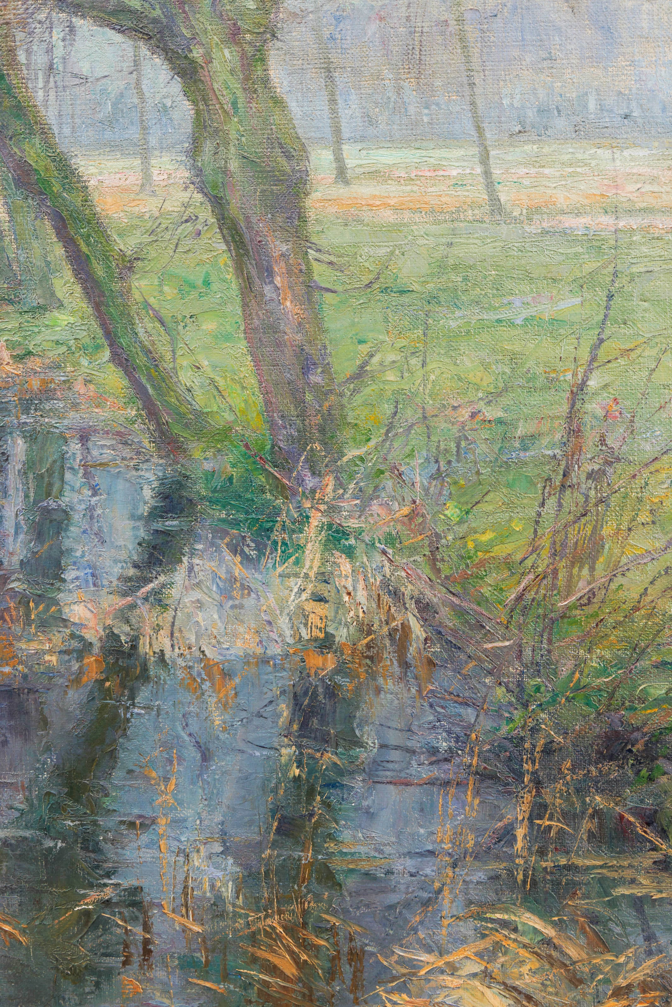 Henry Rul | Pollard willows by the water | MutualArt
