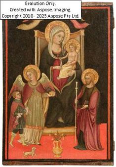The Madonna and Child enthroned with Tobias and the Archangel Raphael and Saint James - Ventura di Moro