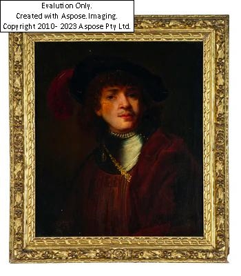 Rembrandt van Rijn | Portrait of the artist as a young man | MutualArt