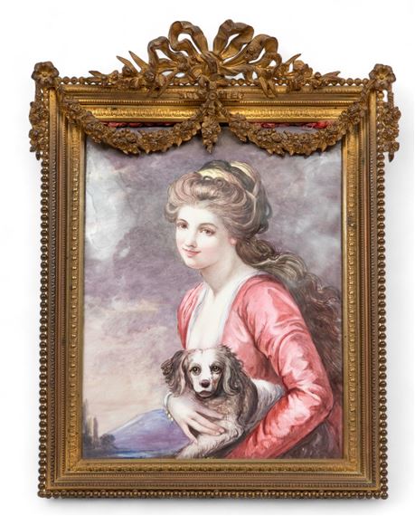 George Romney | Lady Hamilton As Nature (Circa 1900) | MutualArt