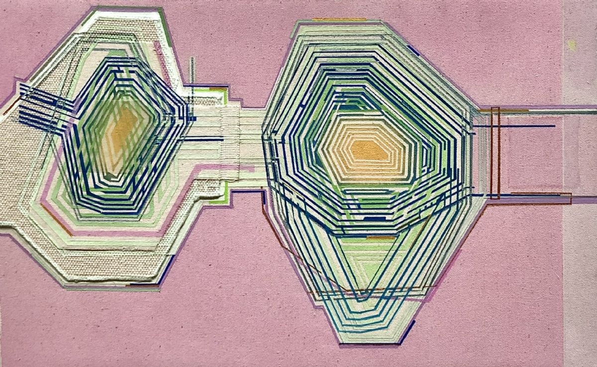 Artwork by Jason Gubbiotti, Reasonable Harmony & The Mechanics of Pleasure, Made of Acrylic On Canvas