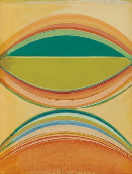 Artwork by Sadami Azuma, Gap, Made of oil on canvas laid down to panel