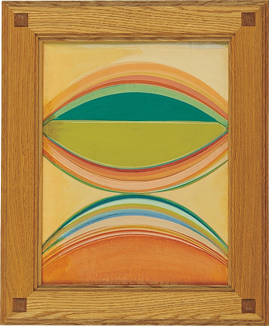 Artwork by Sadami Azuma, Gap, Made of oil on canvas laid down to panel