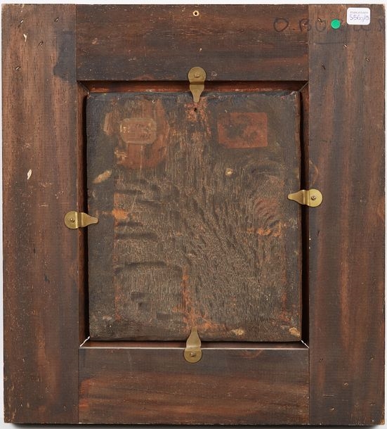 Artwork by Abraham Diepraam, The merry drinker, Made of Oak panel, one board, not parqueted