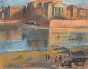 The quays of Toulouse in front of the Daurade - Aymeric de Panat