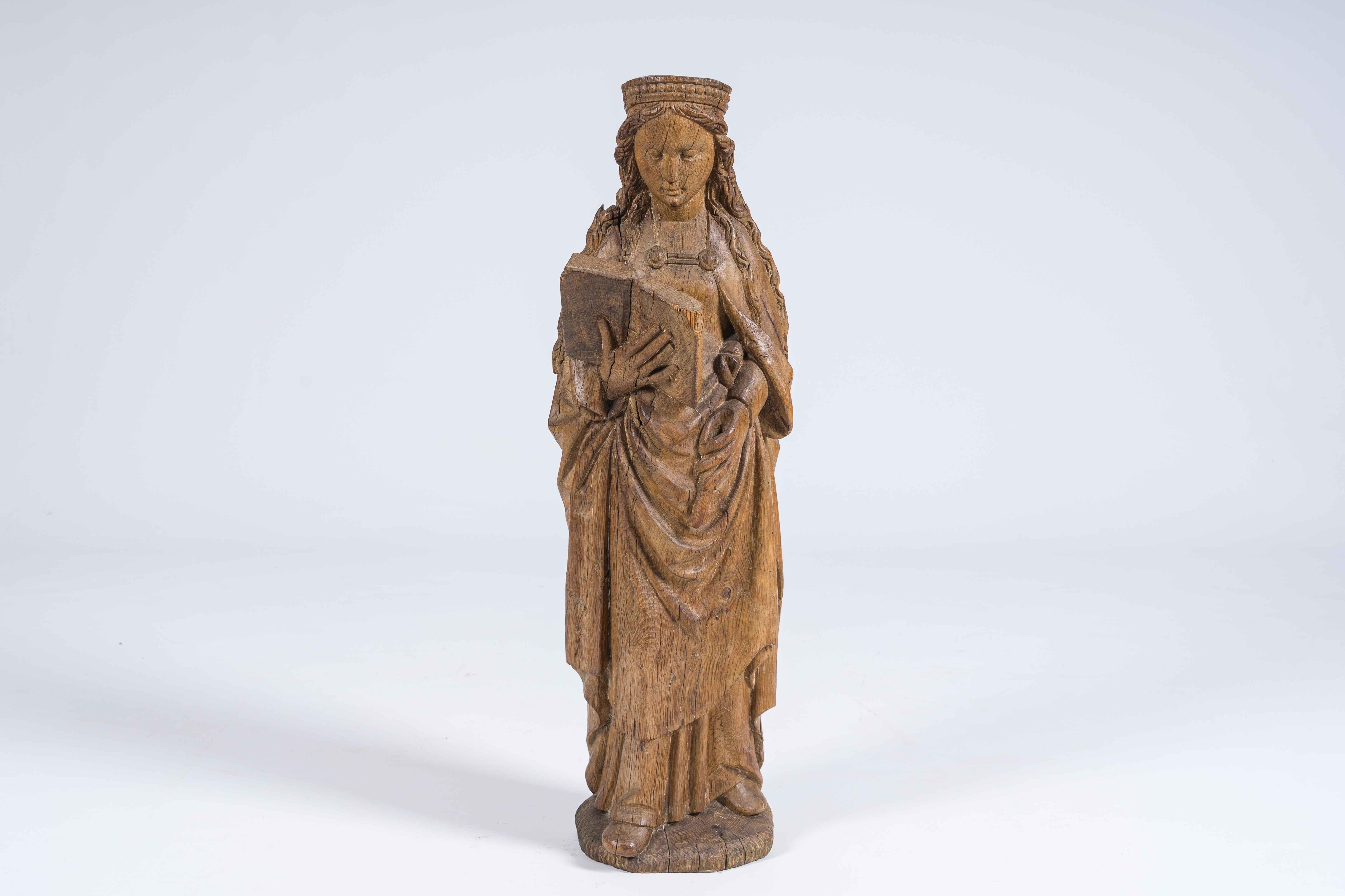 Flemish School, 16th Century | A large Flemish oak figure of Saint ...