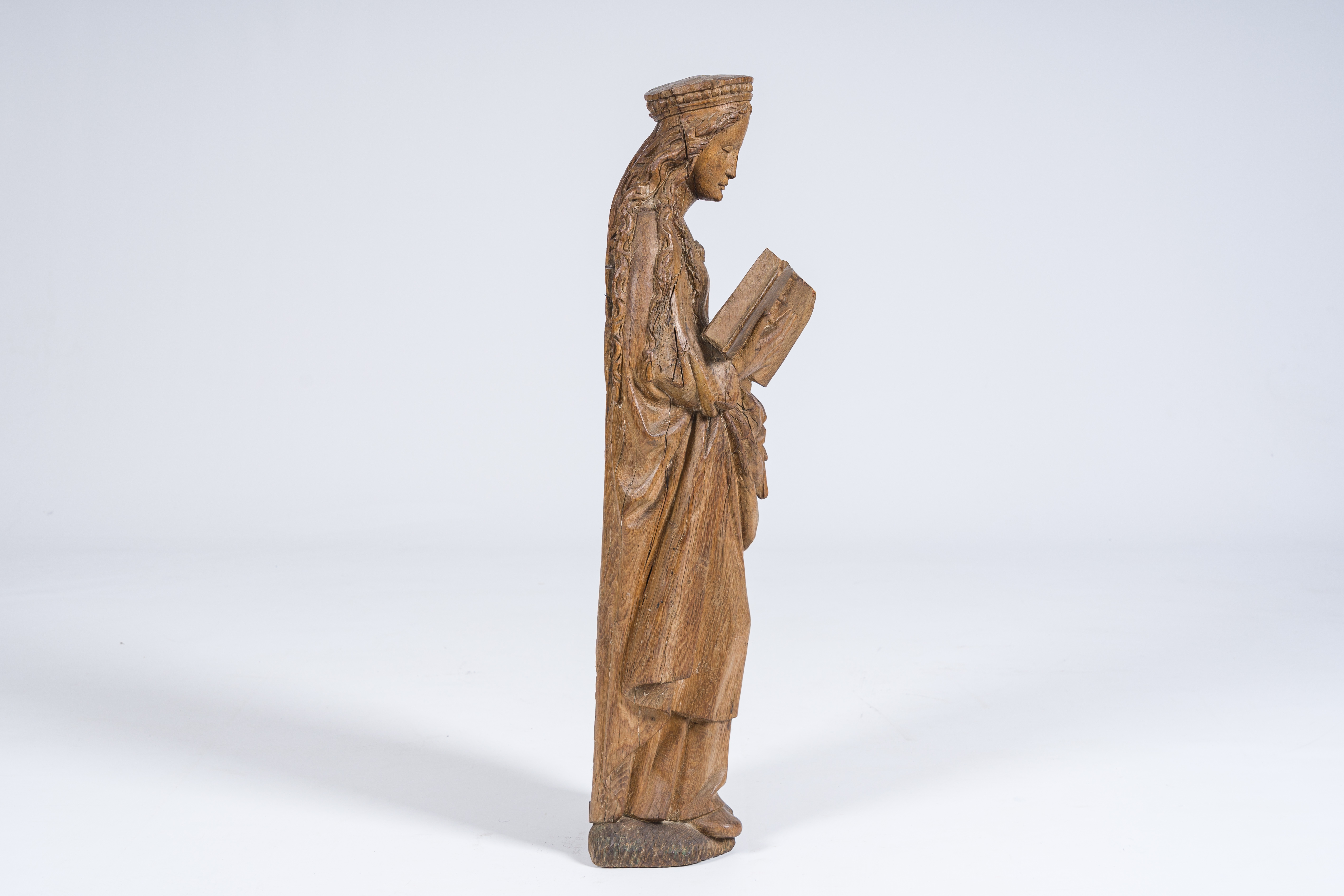 Flemish School, 16th Century | A large Flemish oak figure of Saint ...