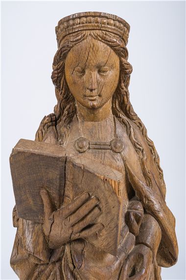 Flemish School, 16th Century | A large Flemish oak figure of Saint ...