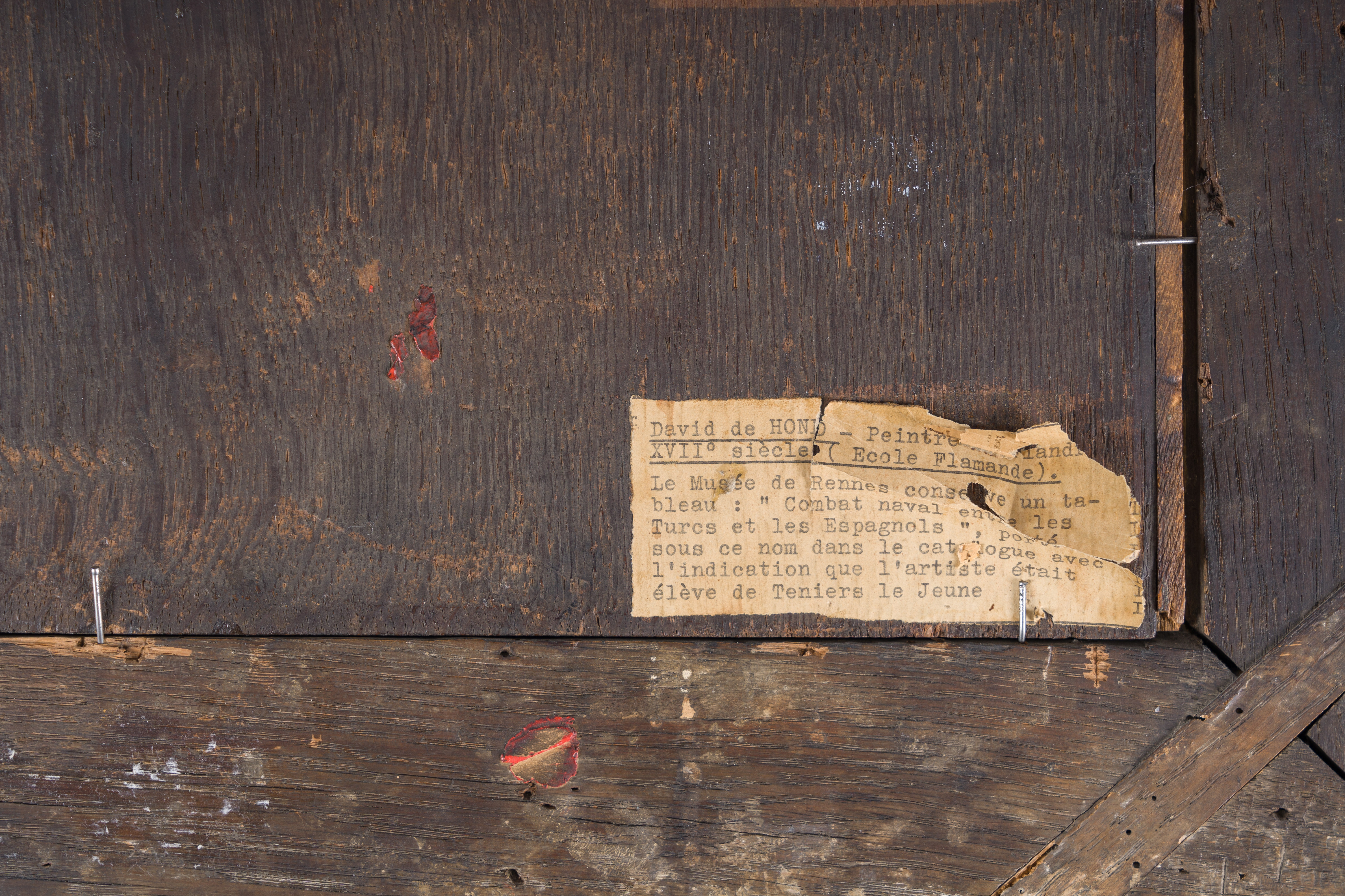 Artwork by Lambert De Hondt, The battle of life and death, Made of oil on panel