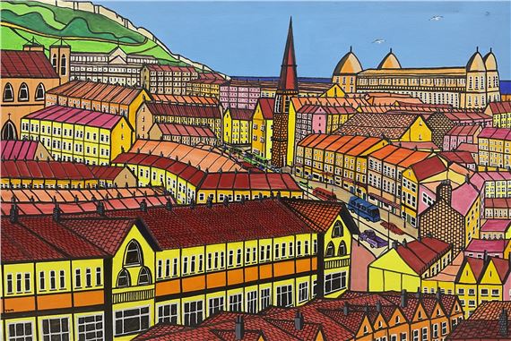 Tom Rayner | From Falsgrave Park - Scarborough | MutualArt