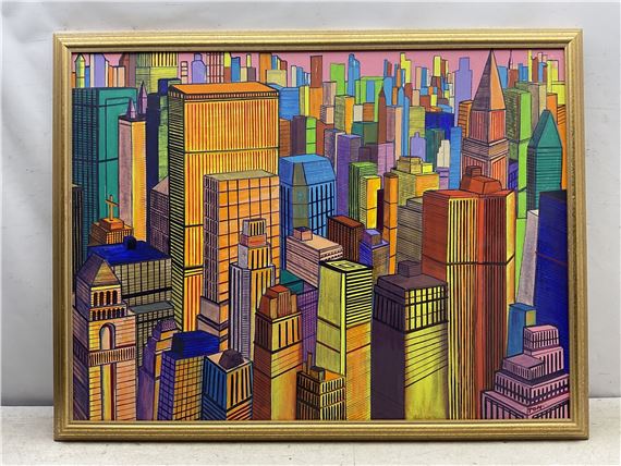 Tom Rayner | 'New York Cityscape' | MutualArt