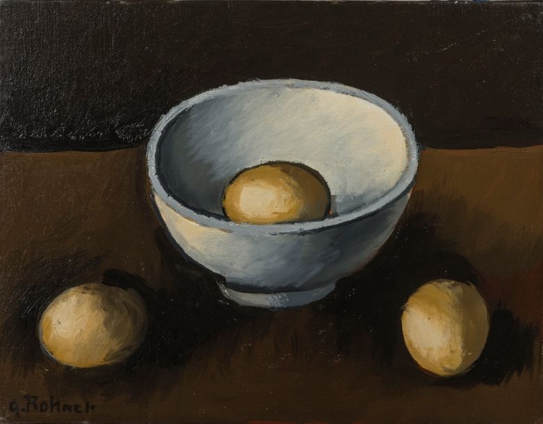 Georges Rohner | An egg in the bowl, 1995 (1995) | MutualArt