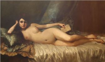 Young woman with book - Armand Coudert