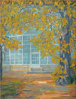 Autumn in the Pillnitzer Park - Max Wislicenus
