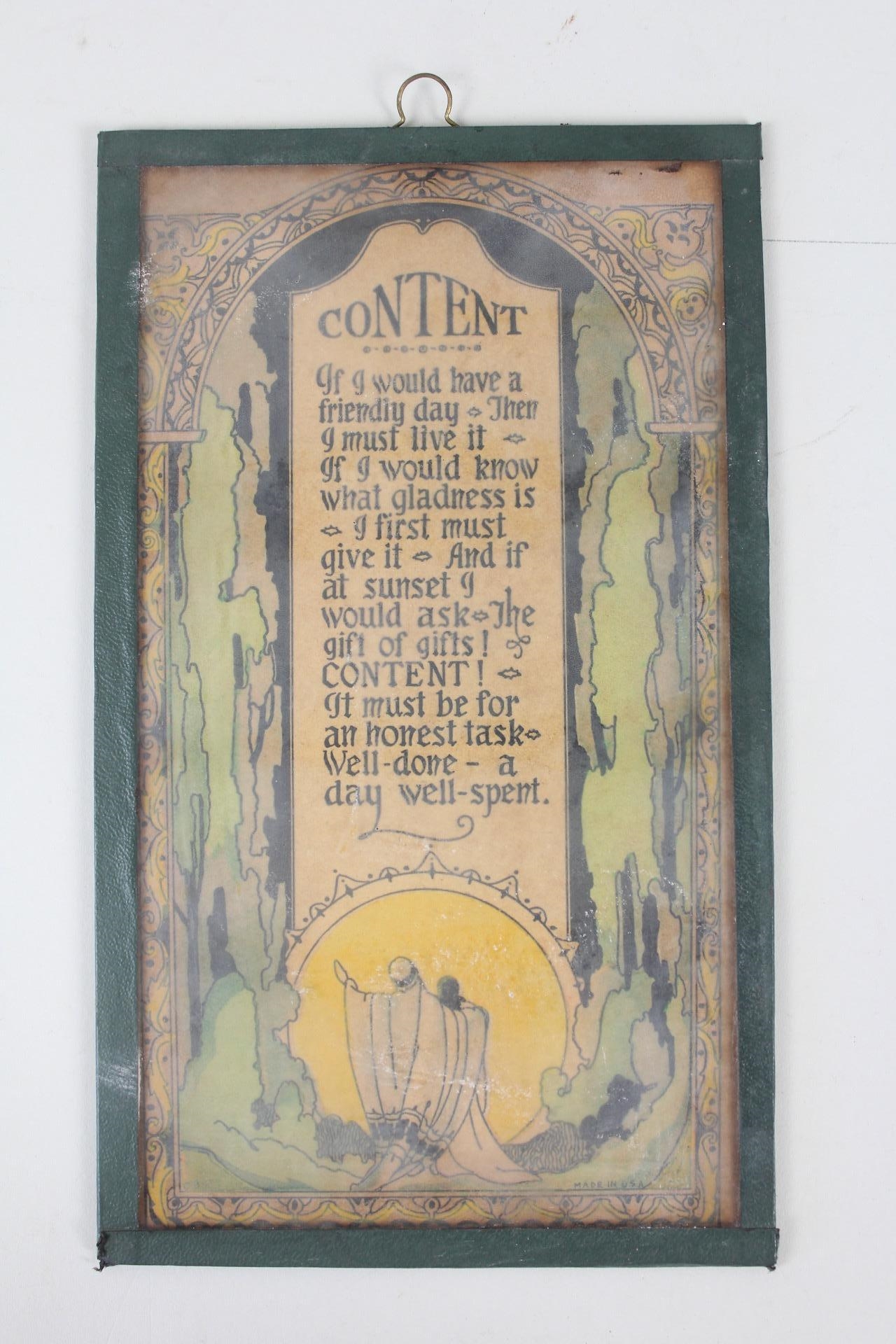 Buzza Motto | Lot of 6 Framed Antique Buzza Motto Prints | MutualArt