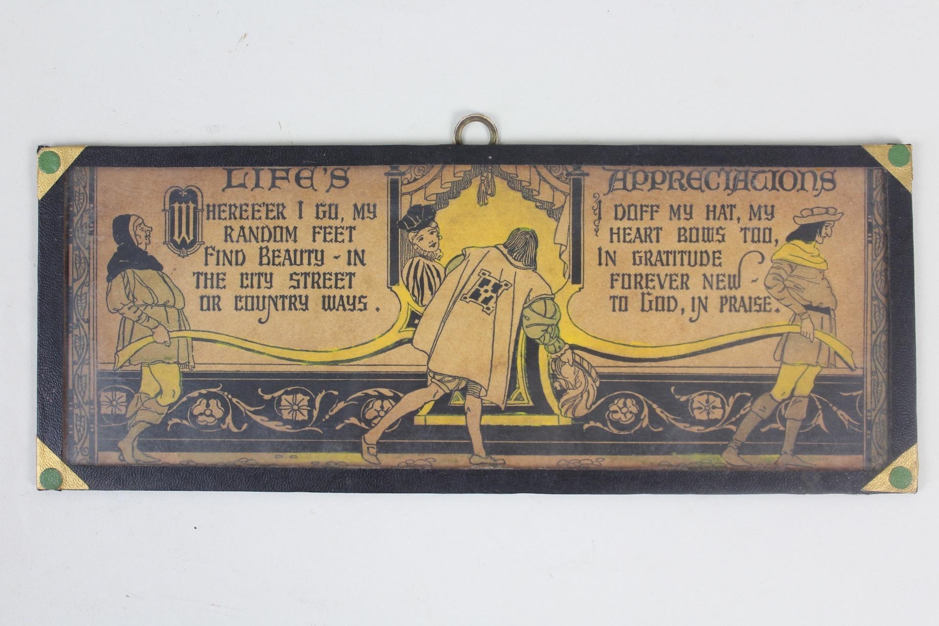 Buzza Motto | Lot of 6 Framed Antique Buzza Motto Prints | MutualArt