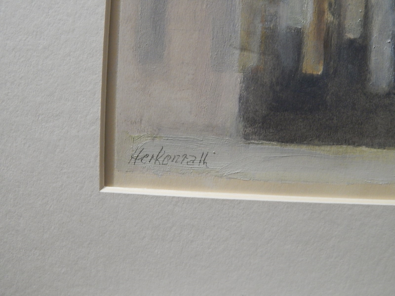 Artwork by Peter Herkenrath, Composition, Made of oil on canvas