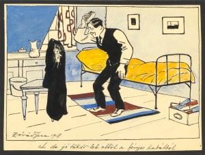 Karikatúra 1918 by Géza Zorad, 1918