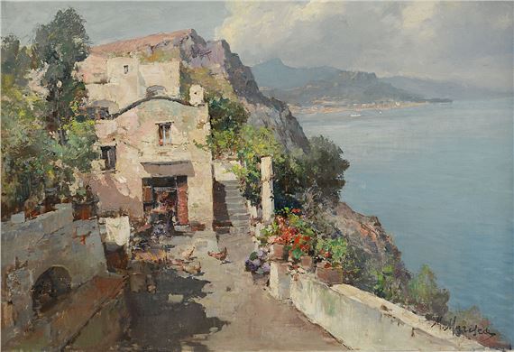 Terrace in Positano by Mario Maresca