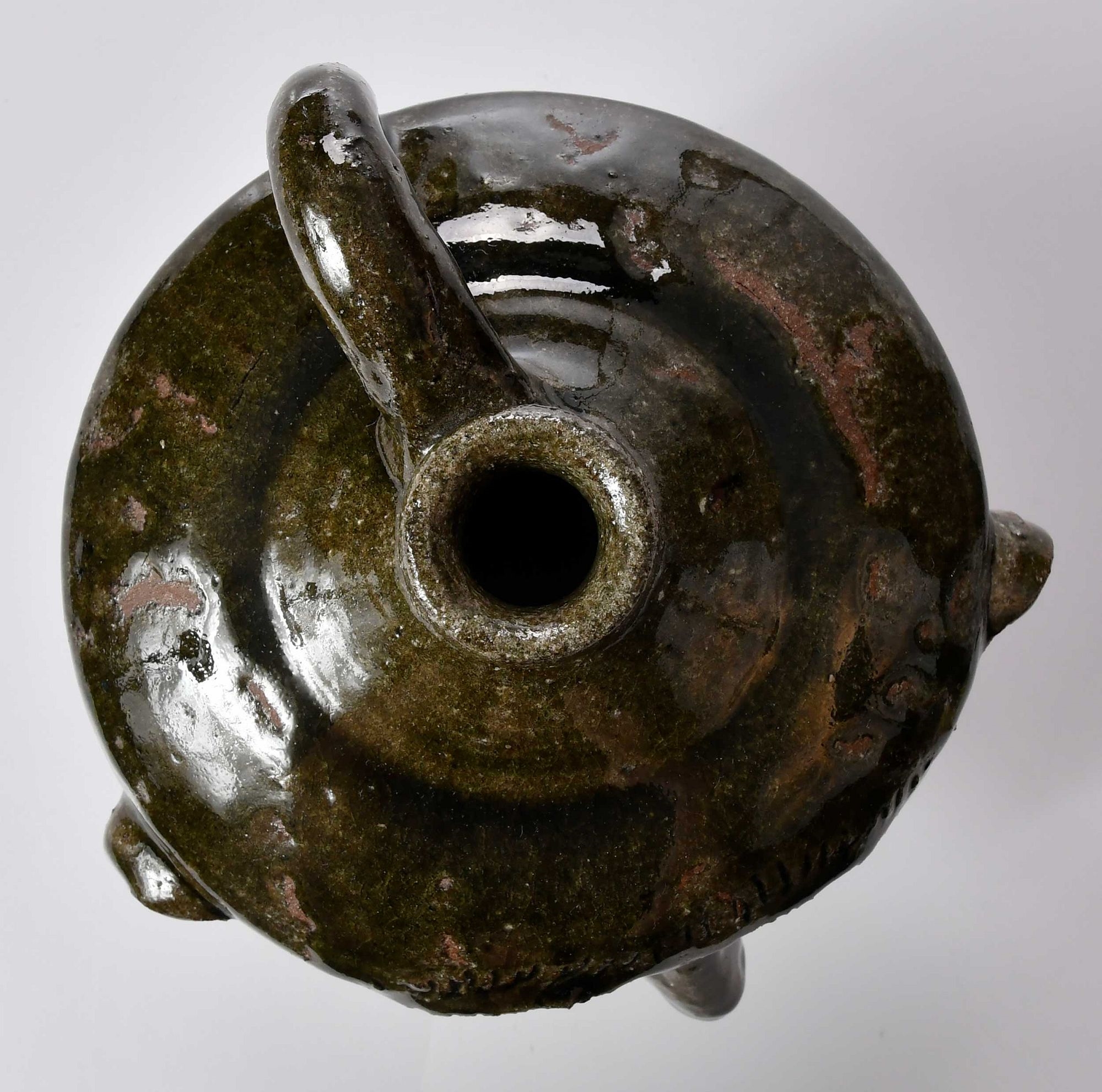 Artwork by Lanier Meaders, Important Early Lanier Meaders Astonished Stoneware Face Jug, Made of stoneware