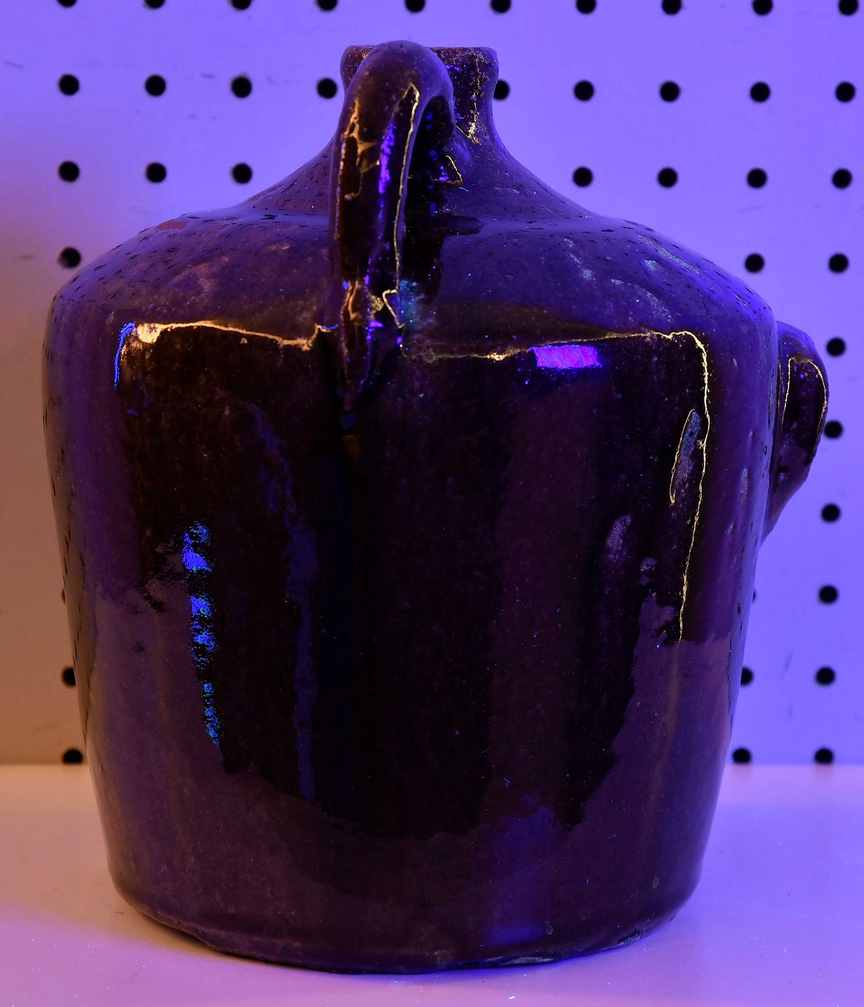 Artwork by Lanier Meaders, Important Early Lanier Meaders Astonished Stoneware Face Jug, Made of stoneware