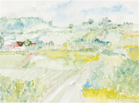 Summer Haardt landscape by Willi Woerner, 2007