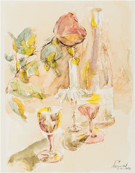 In vino veritas by Willi Woerner, 1989