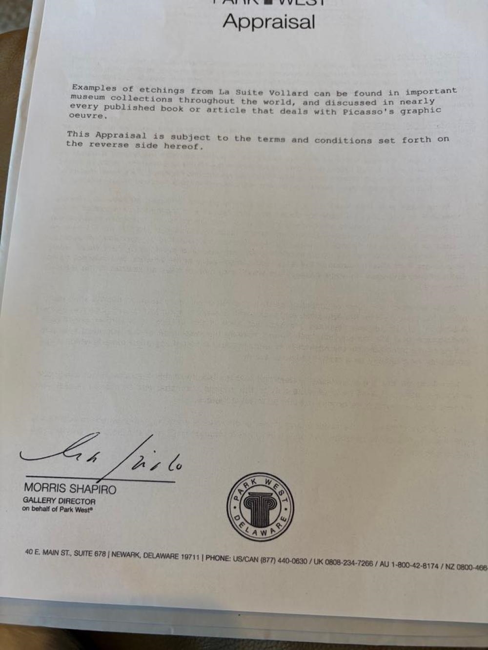 Artwork by Ambroise Vollard, Pablo Picasso "Le Repos du Sculpteur Devant le Jeune Cavalier, Made of Etching on Montval laid paper