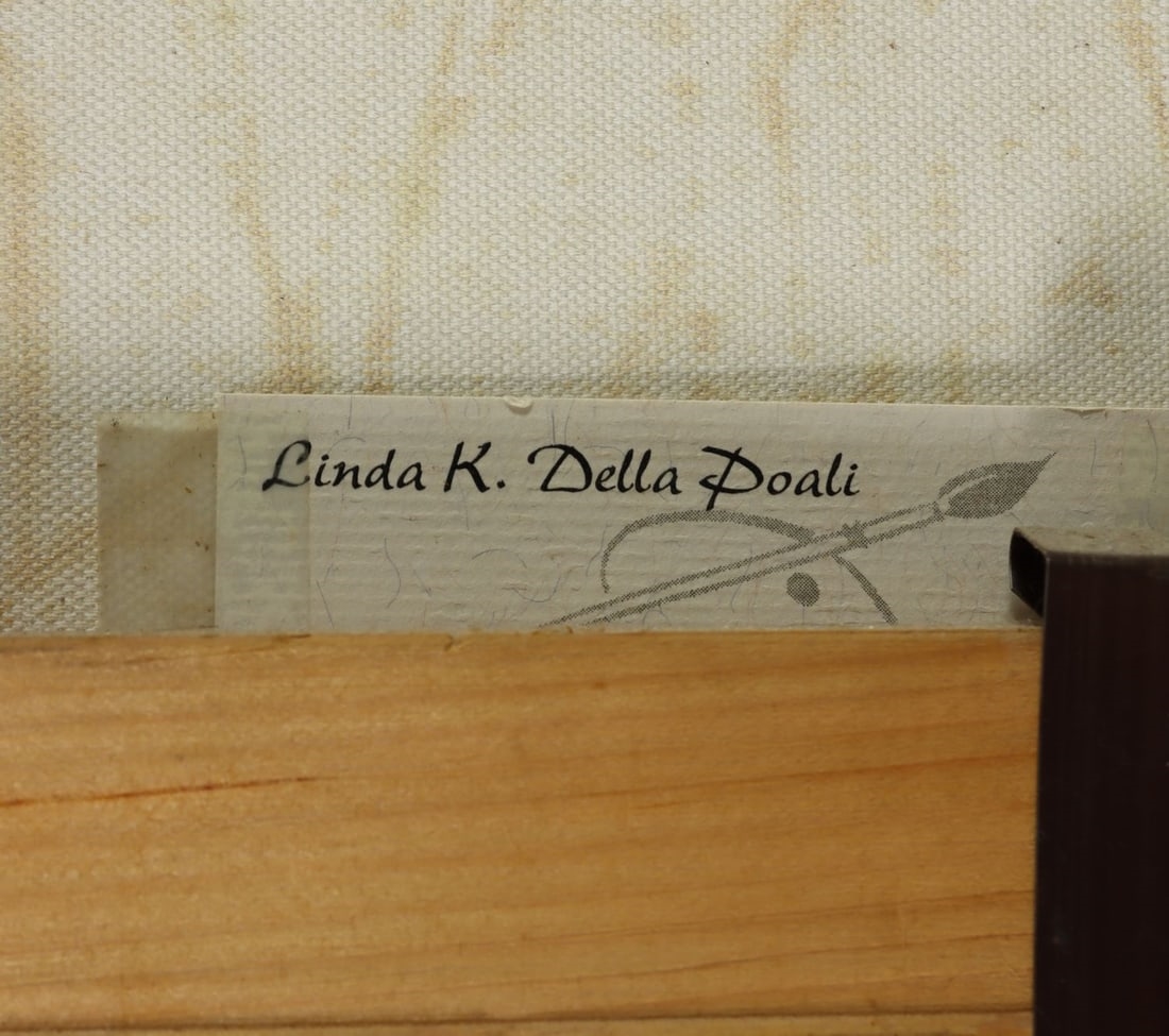 Artwork by Linda K. Della Poali, Owl, Made of oil on canvas