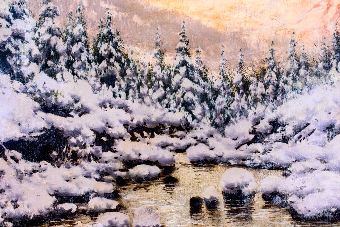 Laszlo Neogrady | Apline Winter Landscape | MutualArt