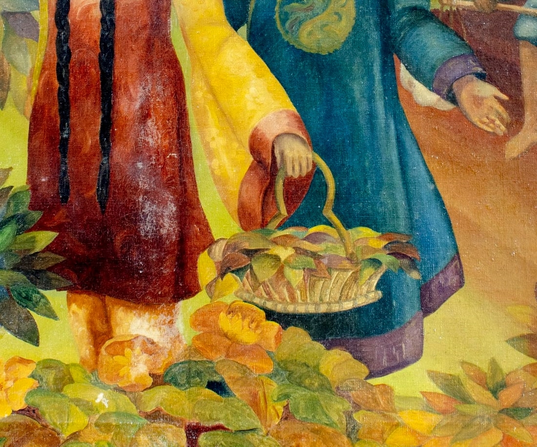 Anne Reeves | Asian Farm Scene | MutualArt