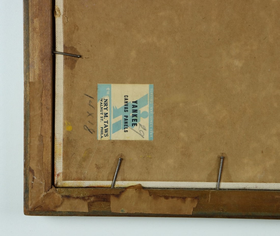 Artwork by Mary Ann Vogl, Still Life with Books and Vase of Flowers, Made of oil on canvas board