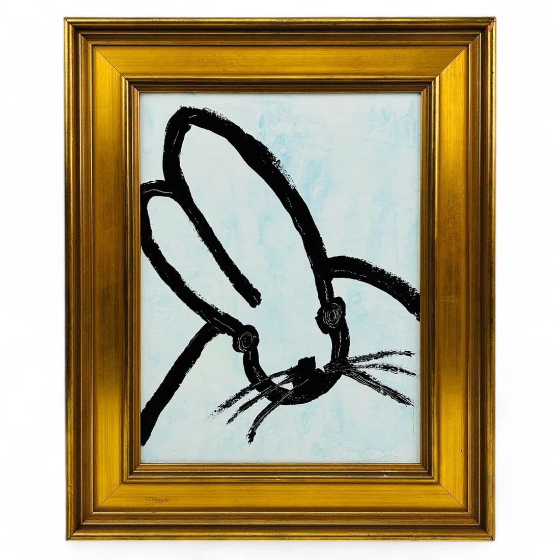 Hunt Slonem | Expressionist Rabbit Painting (2014) | MutualArt