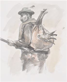 BRACCONIERI – 2 BOZZETTI - Ivo Mahlknecht