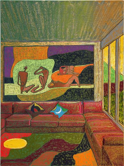 Interior with Walter Battiss by JJ Manford, Executed in 2022