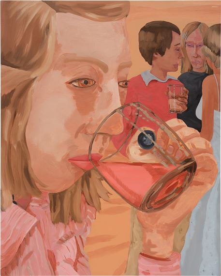 This hour is a happy hour by Brian Calvin, Painted in 1999