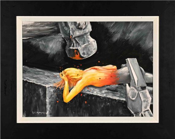 Composition with Woman by Danie Cronje