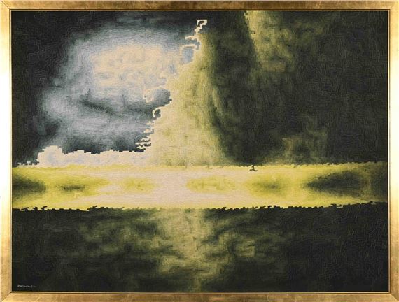 Abstract Landscape by Rodney edward grosskopff, dated 1970