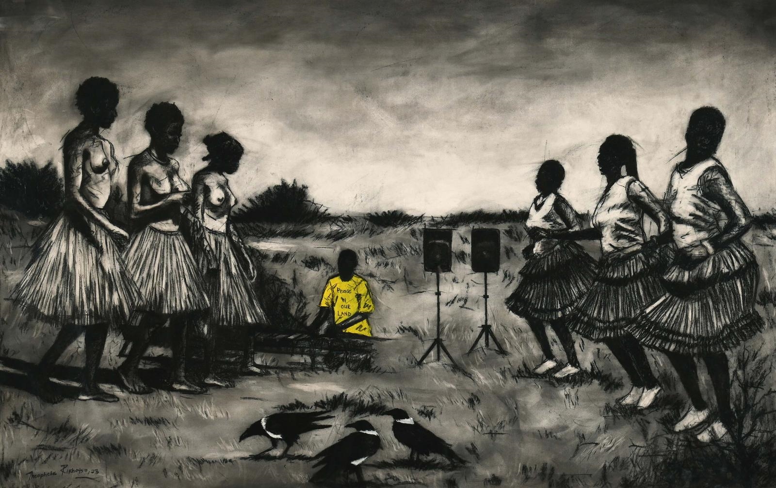 Theophilus Rikhotso | Peace in Our Land (2023) | MutualArt