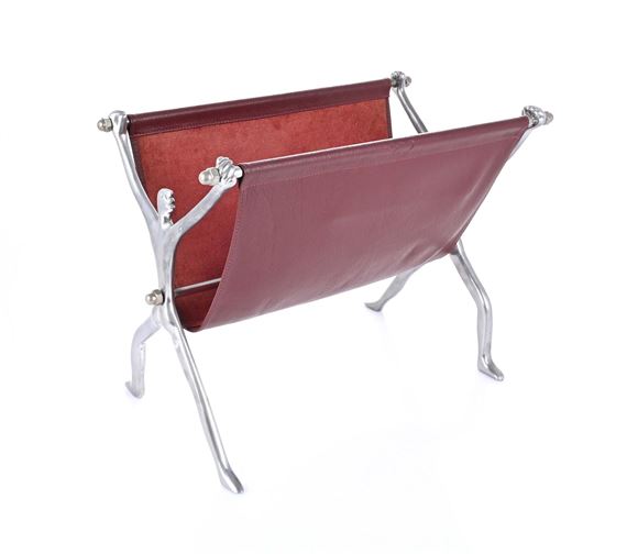 Plateau De Service Carrol Boyes - Bois Et Étain, Homme, 22x22 Cm, NEUF