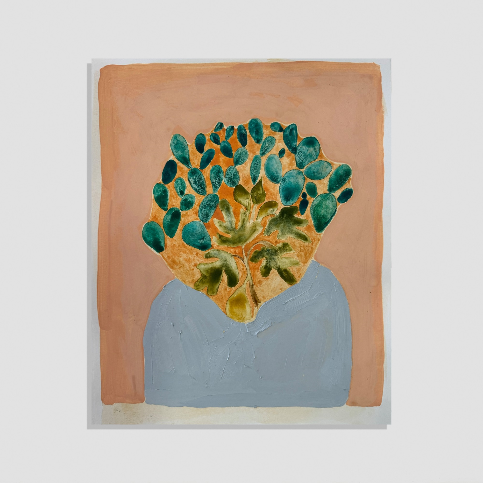 Artwork by Thiago Correia Gonçalves, Cassandra, Made of oil and gouache on paper