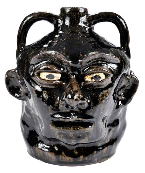 Lanier Meaders Double Face Jug