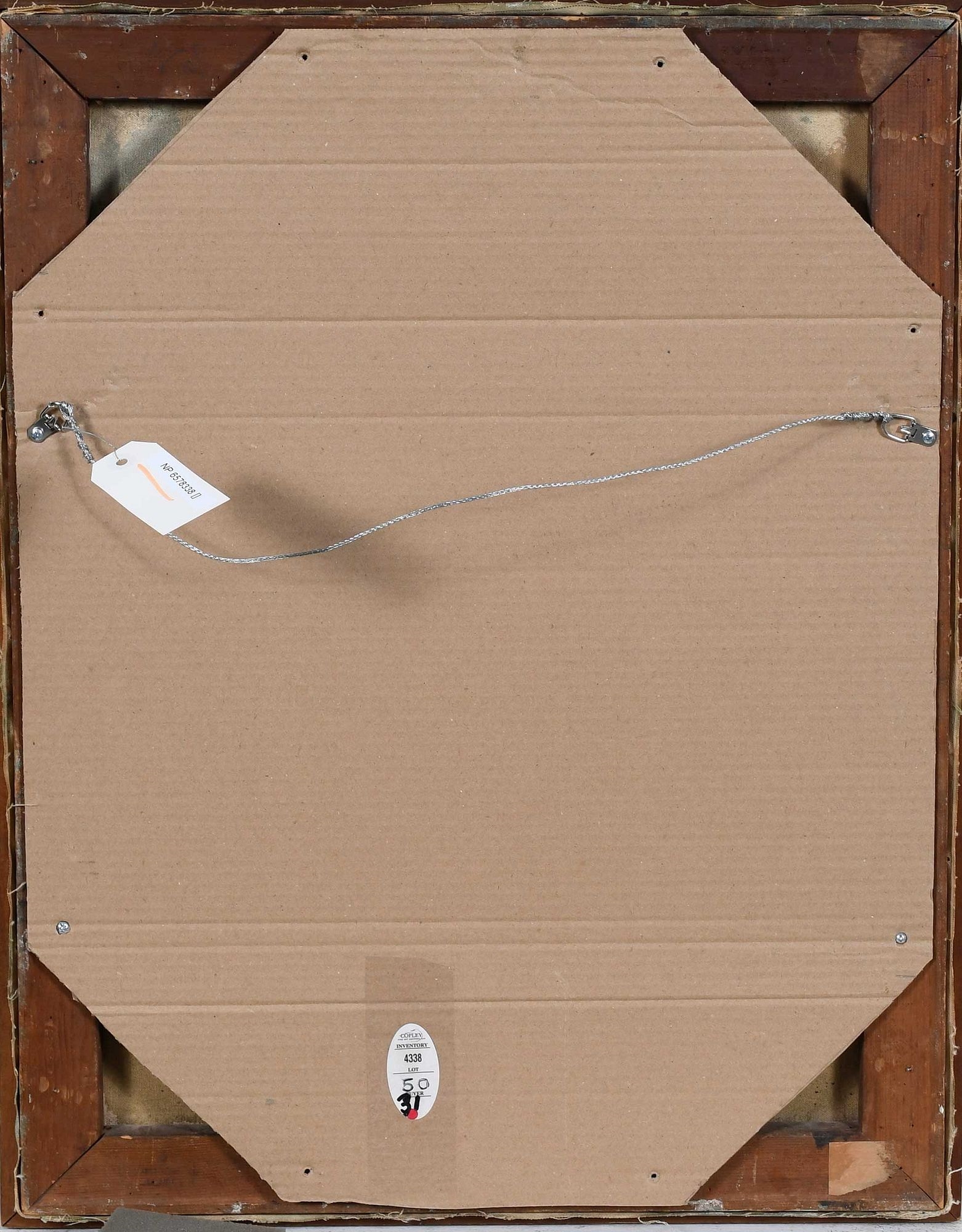 Artwork by Walter Hemenway, Gordon Setters, Made of oil on canvas