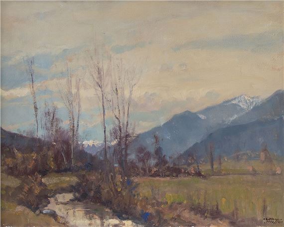 Mountain landscape by Carlo Musso