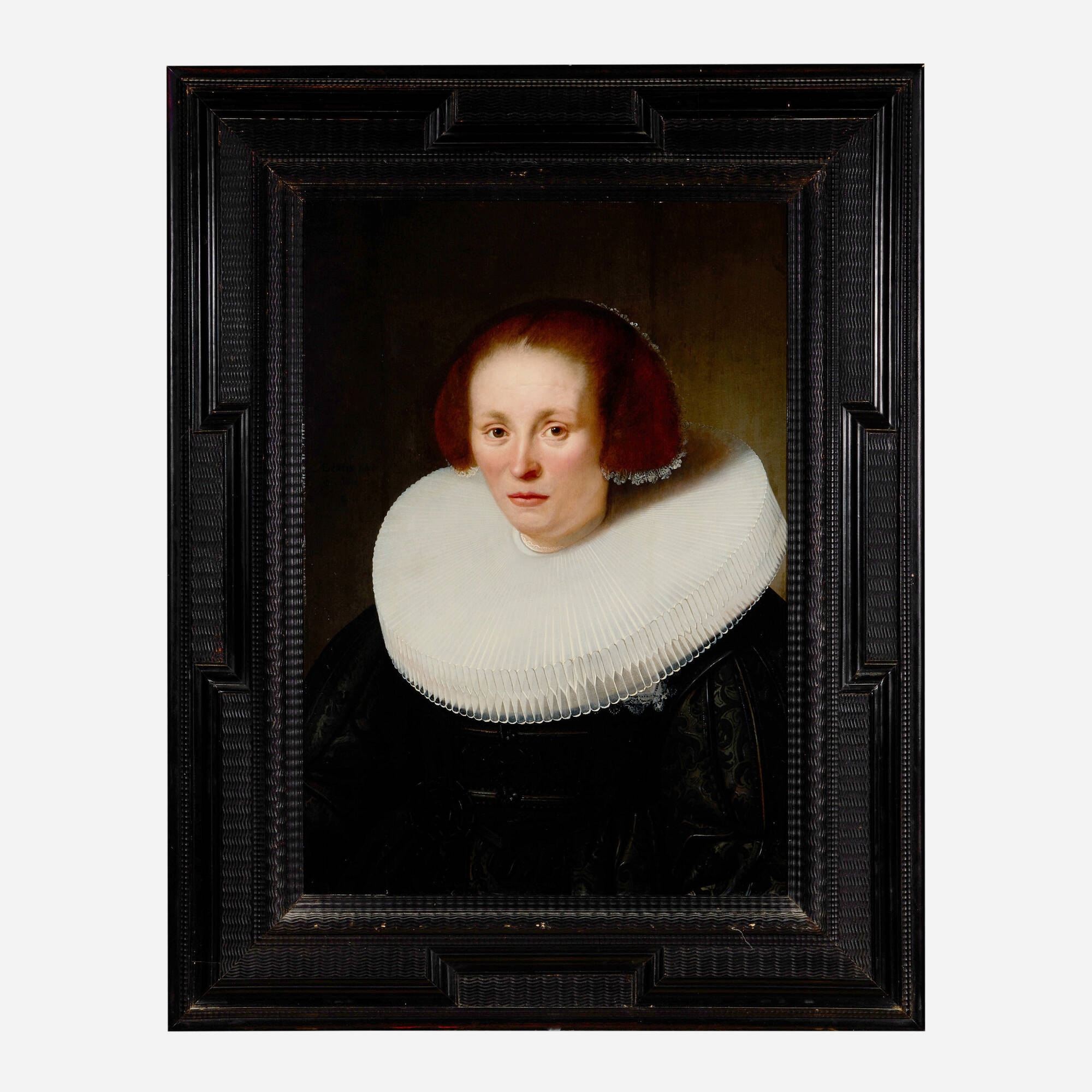 Jacob Gerritsz Cuyp | Portrait of a Lady wearing an embroidered dress ...